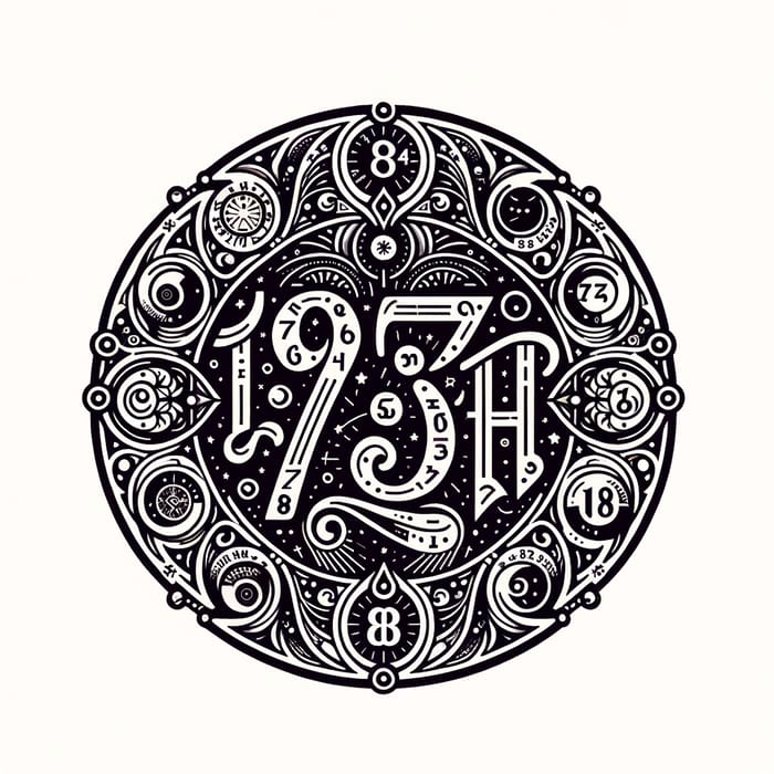 Numerology-Themed Logo Design | Mystery of Numbers | Тайна чисел