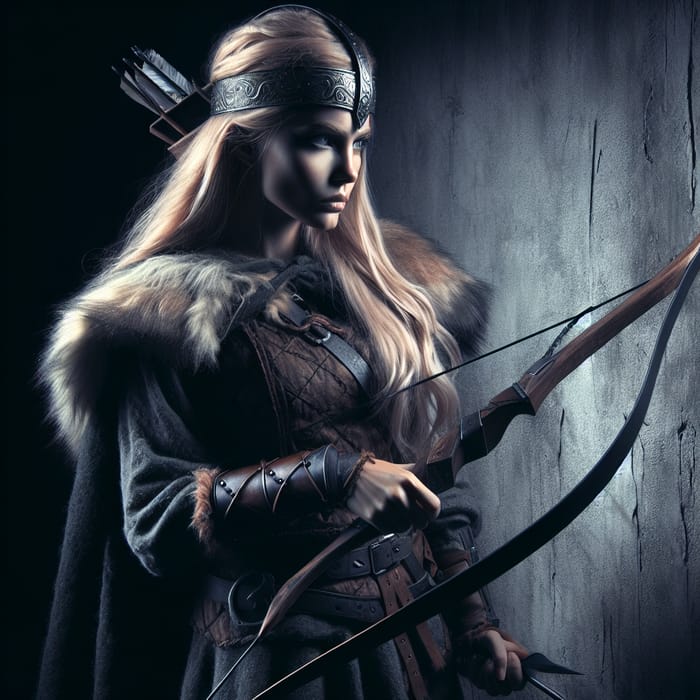 Viking D&D Hunter | Grimdark Style Illustration