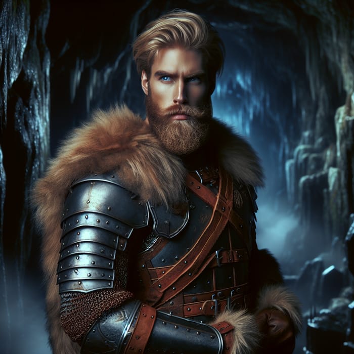 Grimdark Viking Hunter with Blond Hair in Dungeons & Dragons