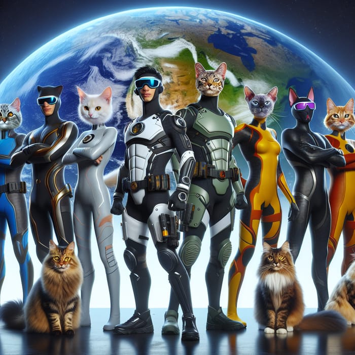 Superhuman Cat Heroes Defending Earth | Costumes and More