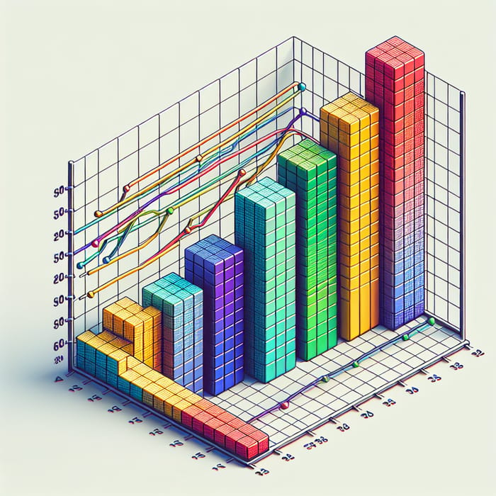 Color-Coded 3D Bar Graph Visualization