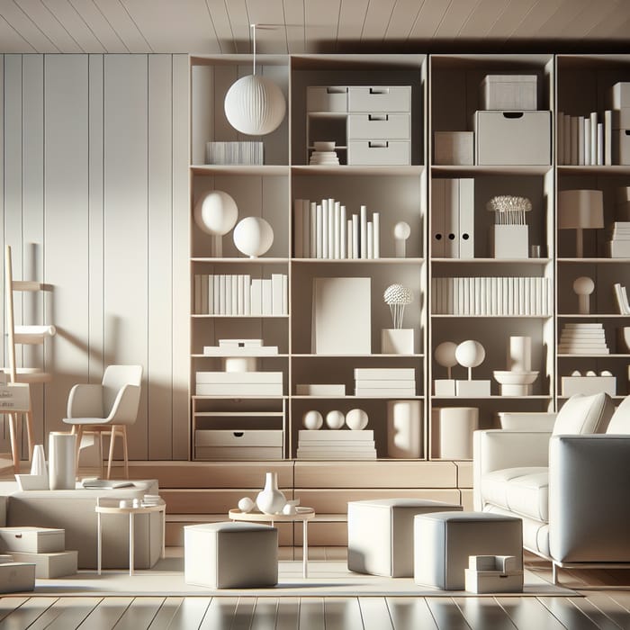 Modern, Minimalistic Living Room: Organized & Efficient Design