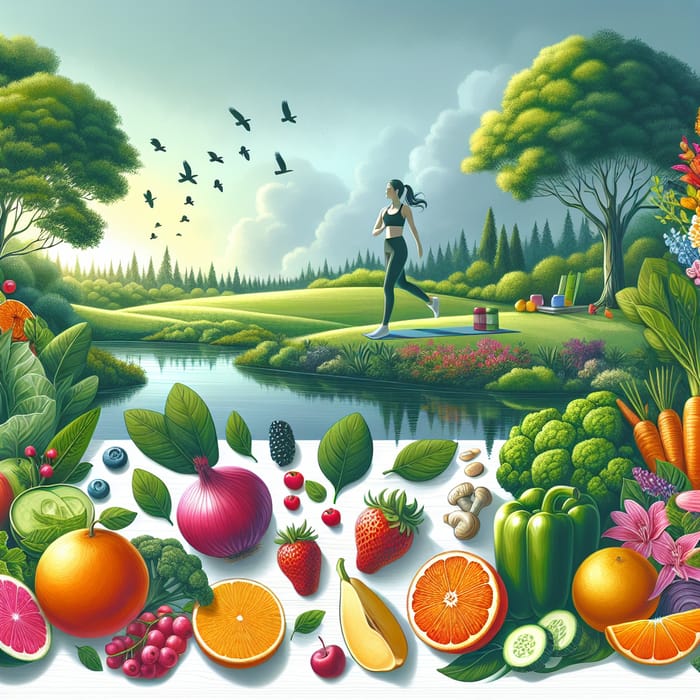 Enhance Your Health with Naturalistic Illustration