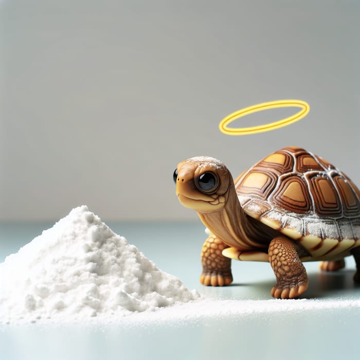 Franklin the Saintly Turtle Tempted by Cocaine