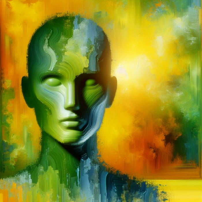 Mystical Green Man Album Cover Art Mystical Green Man Album Cover Art