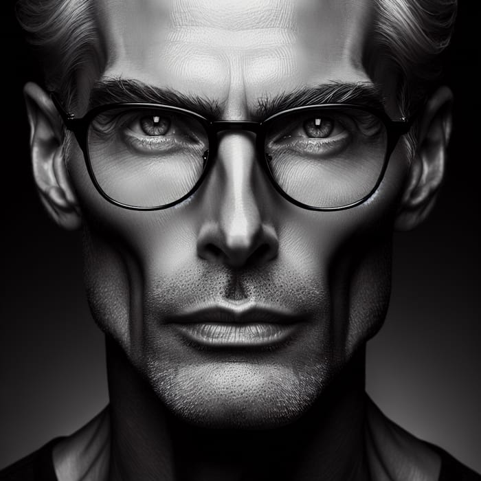 Mature with Glasses, Tall Height, Muscular Jawline, Siren-Like Eyes