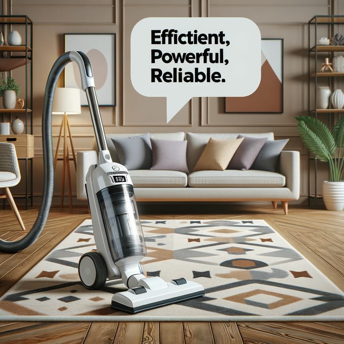 Efficient & Powerful Residential Vacuum Cleaner Poster