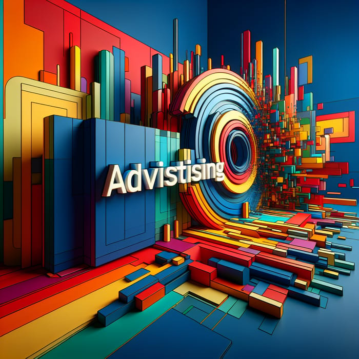 Advertising Corporation Logo in Vibrant Pop Art Style