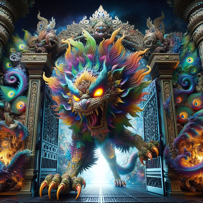 Unleash the Beast - Mythical Gate Beast Scene