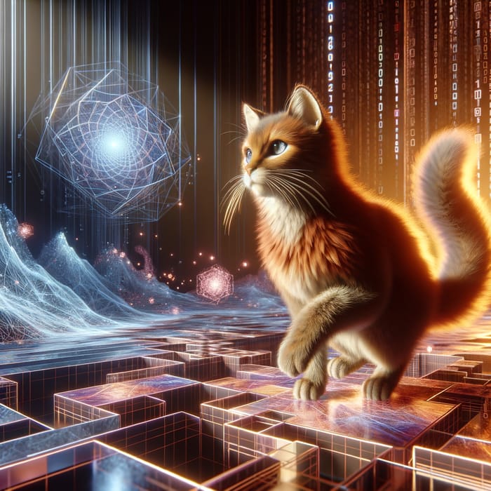 Metaverse Cat: Virtual Feline in 3D World