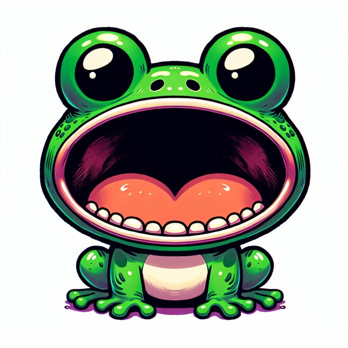 Cute Pepe Cartoon Illustration for Kids and Frog Lovers