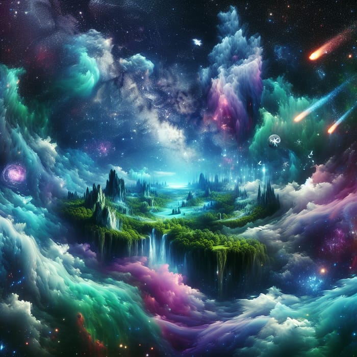 Surreal Galaxy: A Vivid Outer Space Experience