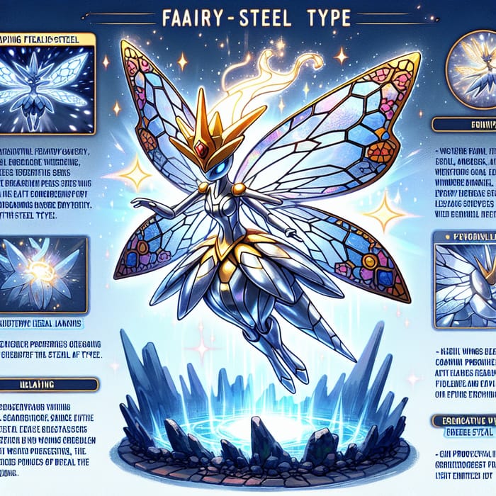 Metaliqueen - Majestic Fairy-Steel Pokémon, Symbol of Grace and Strength