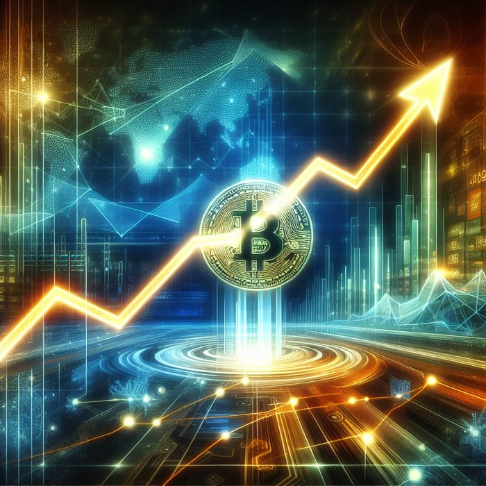 Futuristic Bitcoin Value Surges December 2023