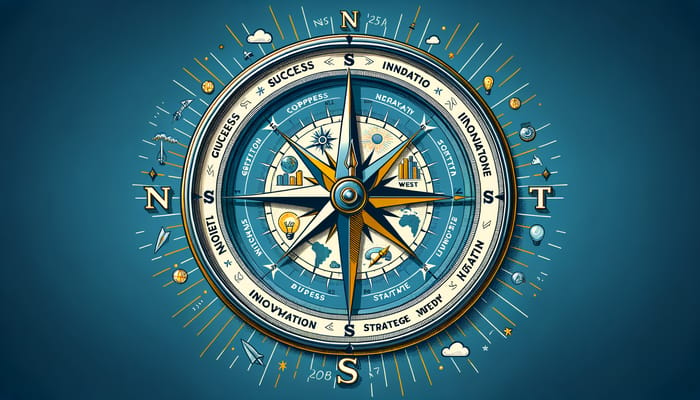 Business Success Compass | Growth, Innovation, Strategy Points