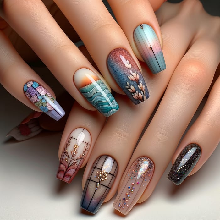 Stunning Nail Art Designs Inspired by Nature