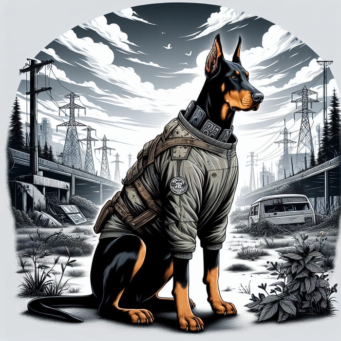 Stalker Debt Man Doberman Dog: S.T.A.L.K.E.R. Fusion