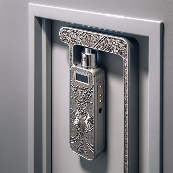 Modern Vaping-Styled Metal Detector for Bathroom Entry
