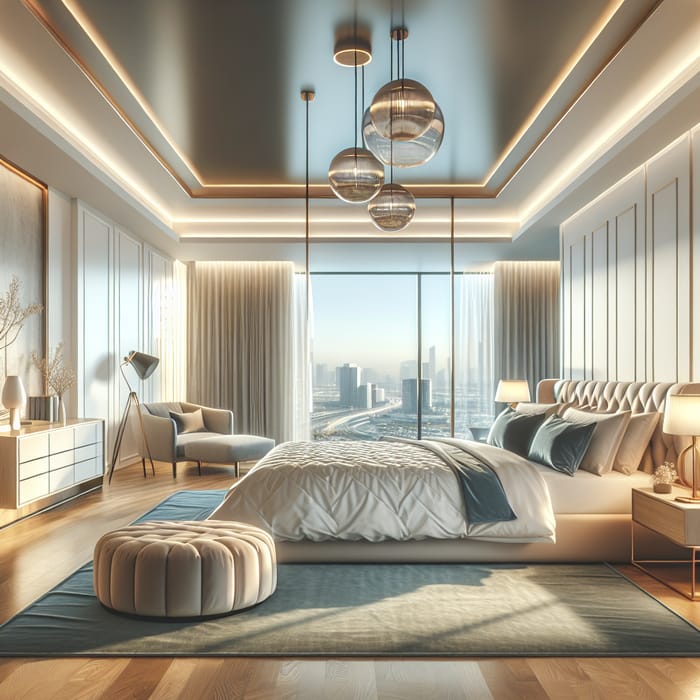 Dreamy Modern Luxe Bedroom Design