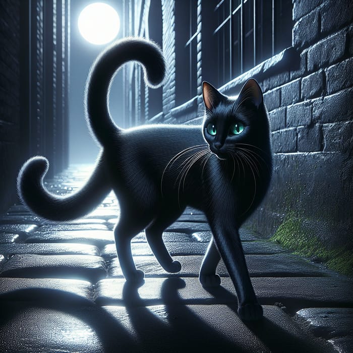 Mystical Black Cat
