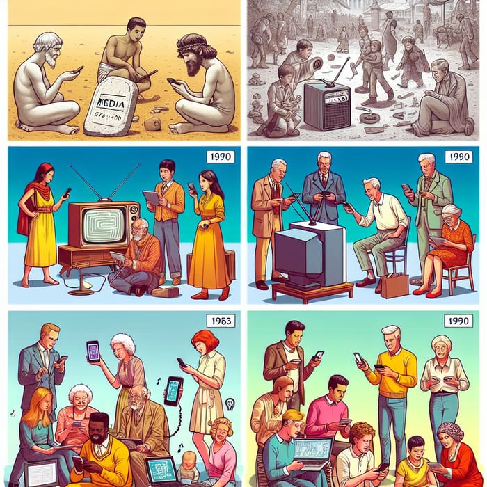 Evolution of Media: From Ancient Times to Modern Technology