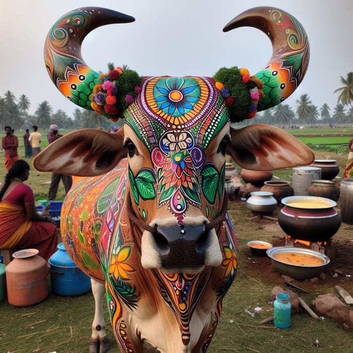 Pongal Cow Decoration