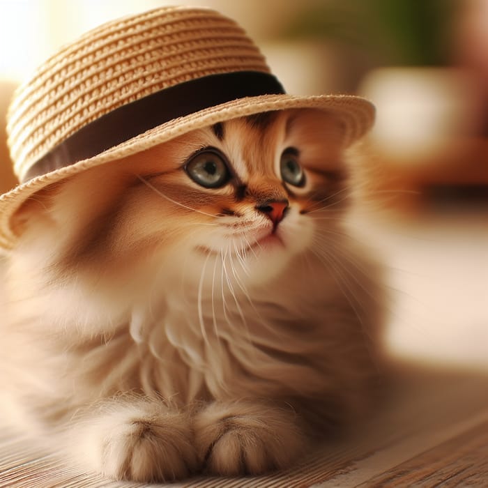 Stylish Cat in Hat | Cutest Kitty Picture Ever