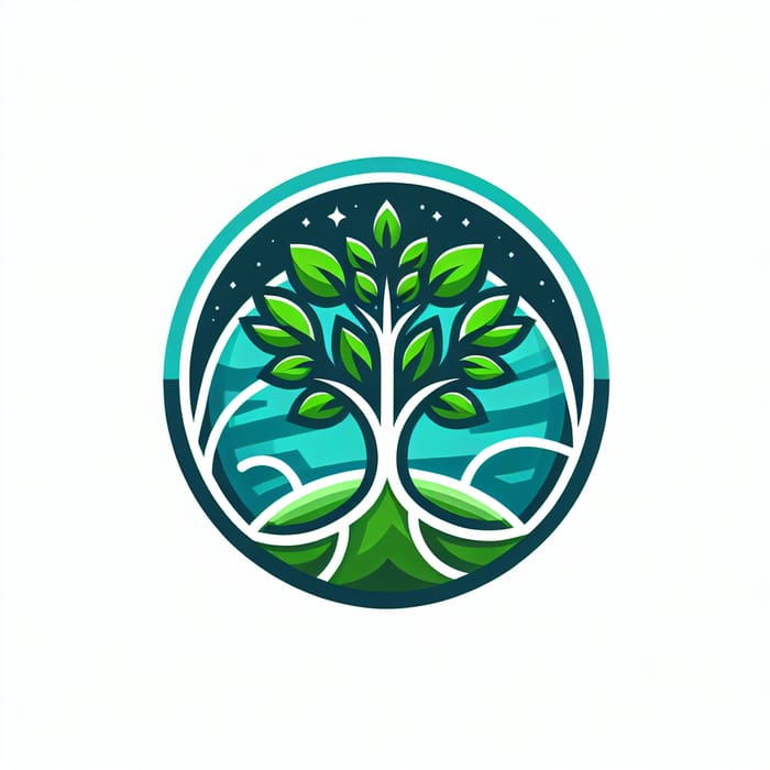 New Tree Logo - Symbol of Sustainability and Growth