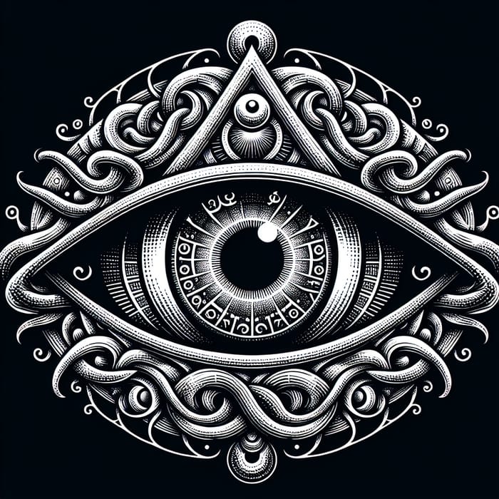 Eye Symbol - Detailed Depiction - Глаз в виде символа
