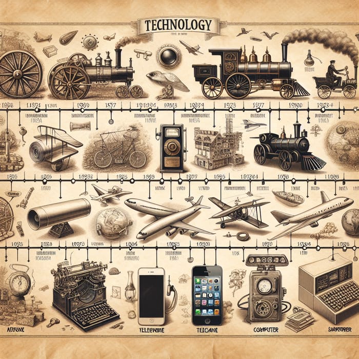 Timeline of Technological Evolution: From Ancient Wheels to Modern Internet