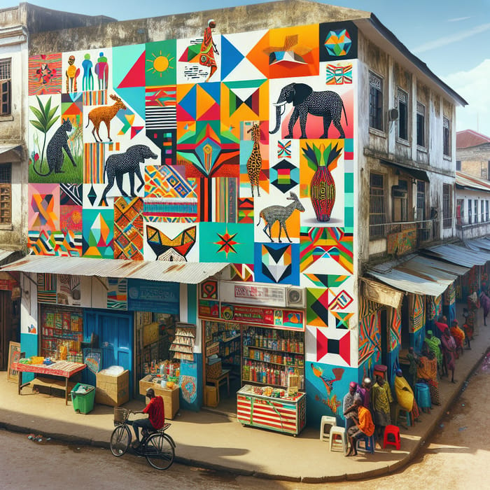 Vibrant Street Art in Dar es Salaam | Urban Diversity