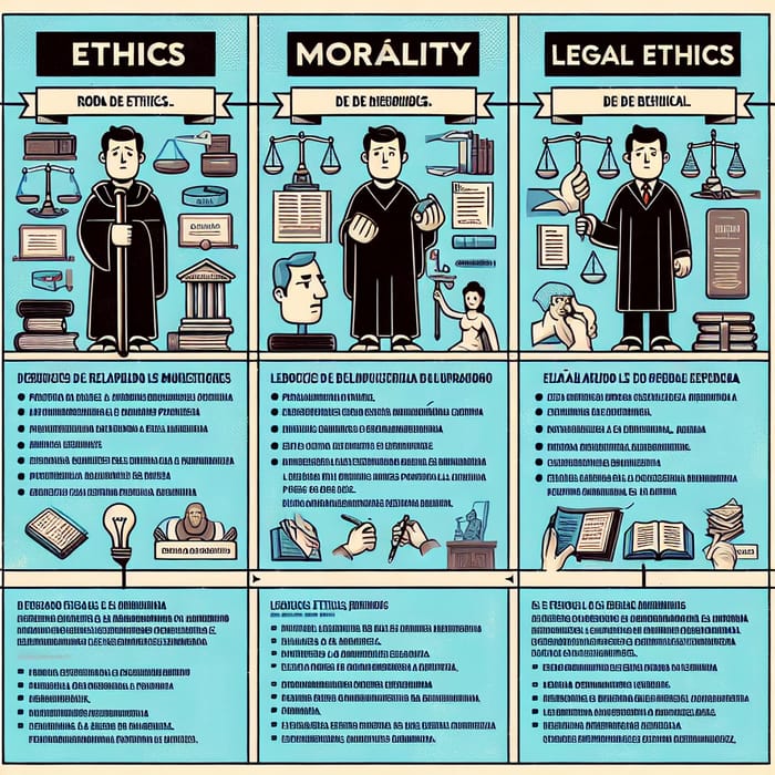 Comparative Analysis of Ethics, Morality, and Legal Ethics in Spanish