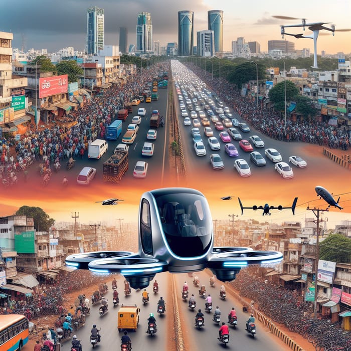 Innovative Hover Vehicle to Solve Hyderabad Traffic Issues