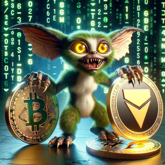 Crypto Mischief: Meet the Gremlin of Stablecoins | AI Art Generator ...