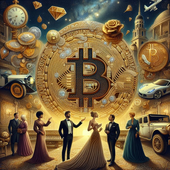 Luxurious Bitcoin Potential in Luxury Style