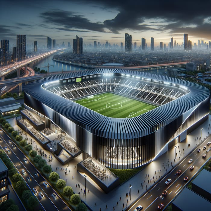 New Besiktas Football Stadium Design in Urban Setting