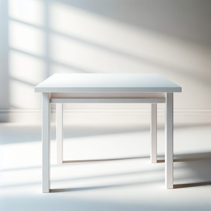 White Japanese Table - Simple & Elegant Design