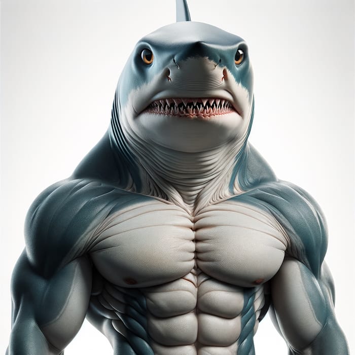 Enigmatic Anthropomorphic Shark - Intriguing Humanoid Character