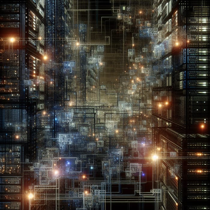 The Dark Web Secrets Revealed | Moody Cyberpunk Landscape