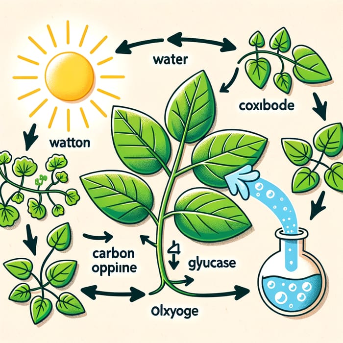Detailed Diagram of Photosynthesis Process | Illustration Included