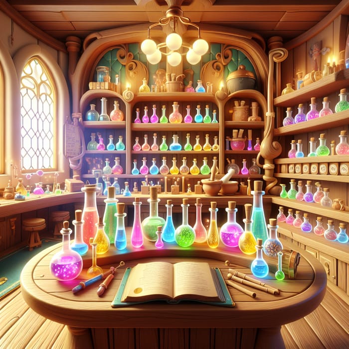 Whimsical 3D Pharmaceutical Lab | Magical & Family-Friendly