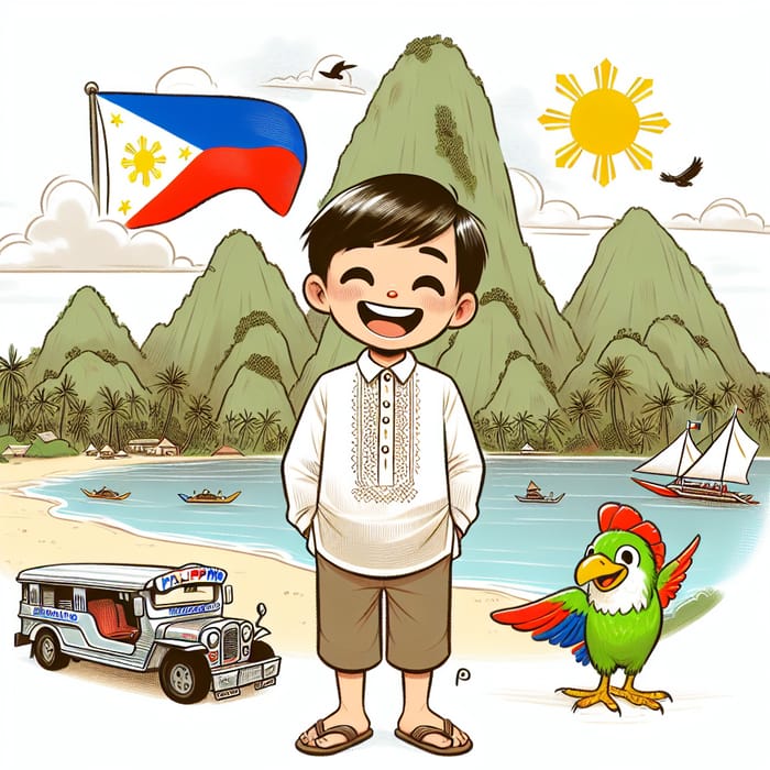 Proud to be Pinoy: A Heartwarming Pilipino Drawing