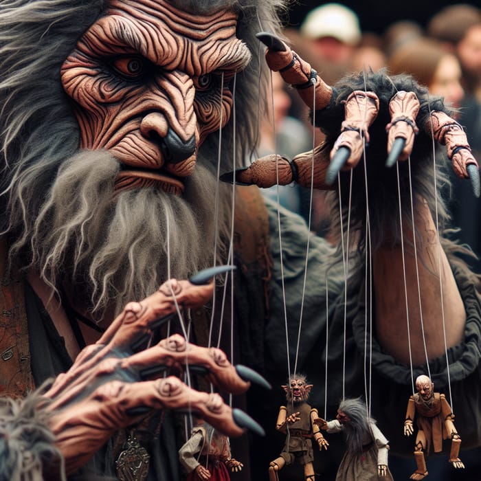 Werewolf Puppeteer: Enchanting Marionette Mastery | AI Art Generator ...