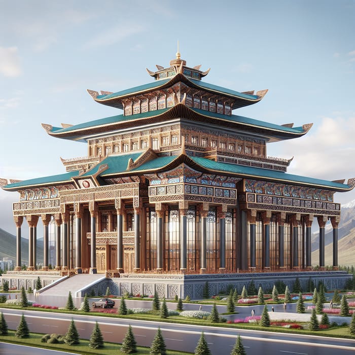 Mongolian Culture Design: Presidential Palace Inspired Marvel