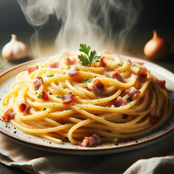Traditional Pasta Carbonara: Delicious Italian Dish