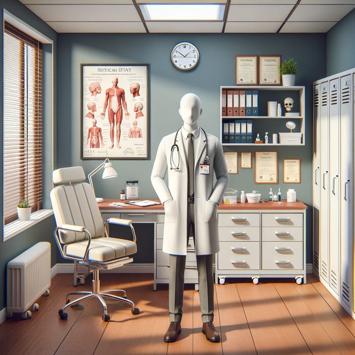 Professional Character in Doctor's Office Setting