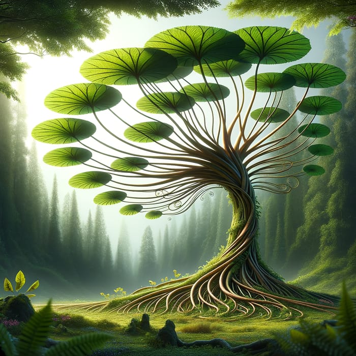 Dynamic Tree with 8 Leaves and Active Tendrils Dynamic Tree with 8 Leaves and Active Tendrils