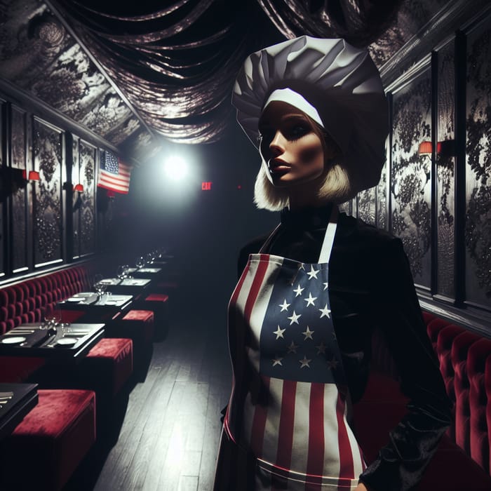 Mysterious British Lady: Chef in American Apron