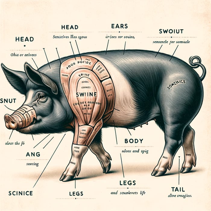 Swine Body Parts: Labeling, Descriptions & Functions