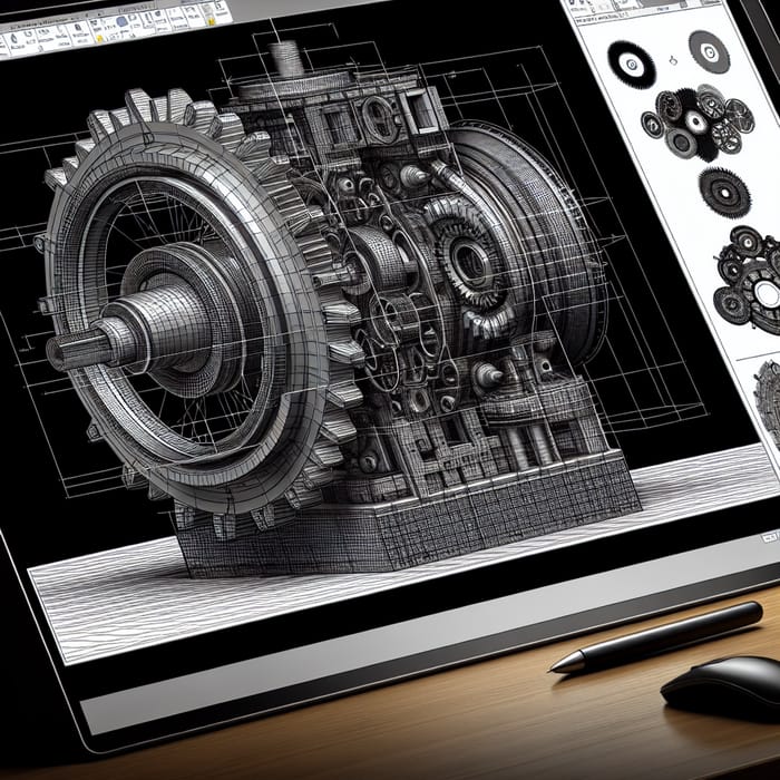 Autocad 3D Design: Precision Mechanical Part